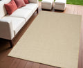 4 X 6 Navy Blue Geometric Indoor Outdoor Area Rug