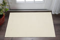 3' X 5' Ivory And Beige Geometric Area Rug