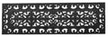 9'' X 30'' Black Rubber Outdoor Door Mat
