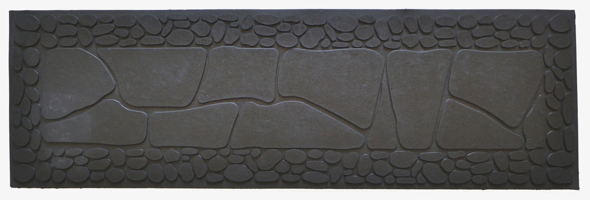 10'' X 33'' Black Rubber Outdoor Door Mat