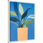 Sylvie House Plant Framed Canvas by Emma Daisy