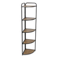 Lefeld 5 Tier Foldable Corner Shelf