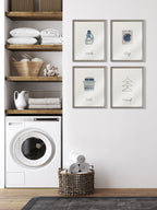 Blake Repeat Framed Printed Glass by Elizabeth Silver