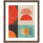 Circles in Harmony No. 11 by Vitor Costa Framed Wall Art Print