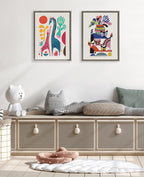 Sylvie 3 Cats Framed Canvas by Rachel Lee of My Dream Wall