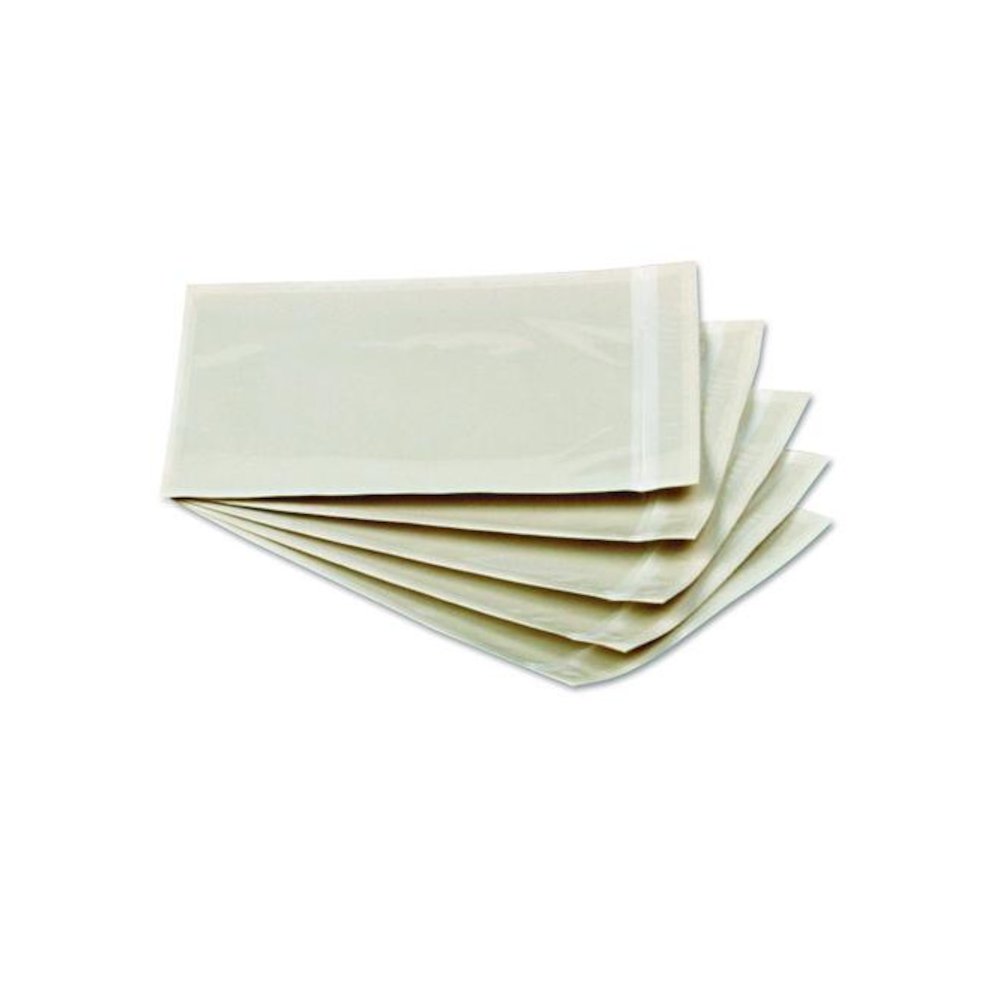 Self-Adhesive Packing List Envelope, Clear Front: Full-Size Window, 4.5 x 6, Clear, 1,000/Carton