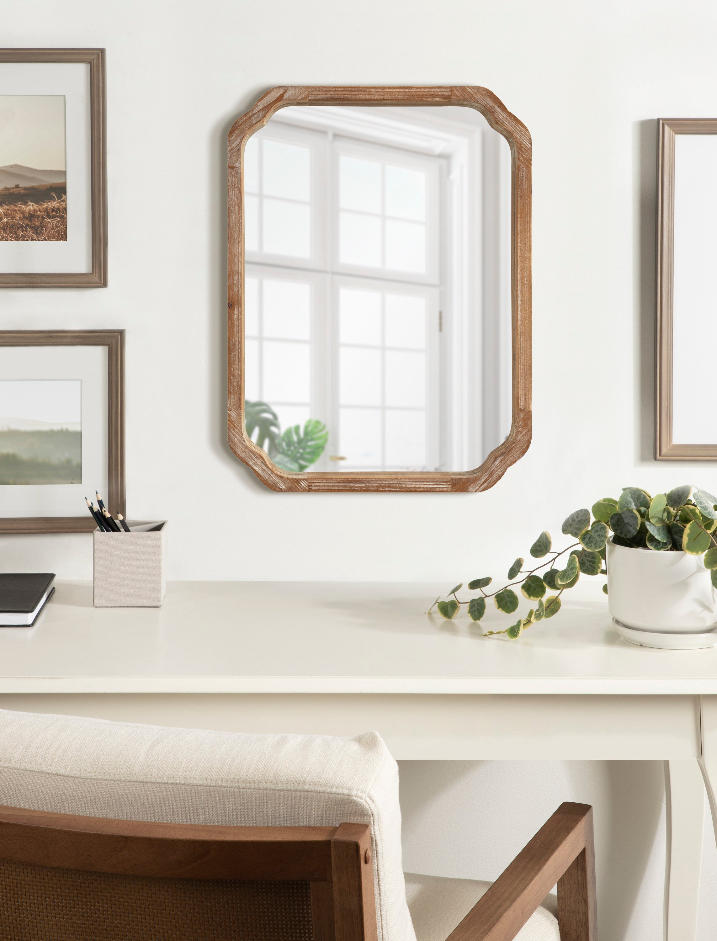 Marston Wood Framed Wall Mirror
