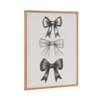 Gallery Coquette Preppy Retro Girly Black Bows Print by The Creative Bunch Studio