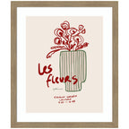 Les Fleurs by Gabrielly Guedes Framed Wall Art Print