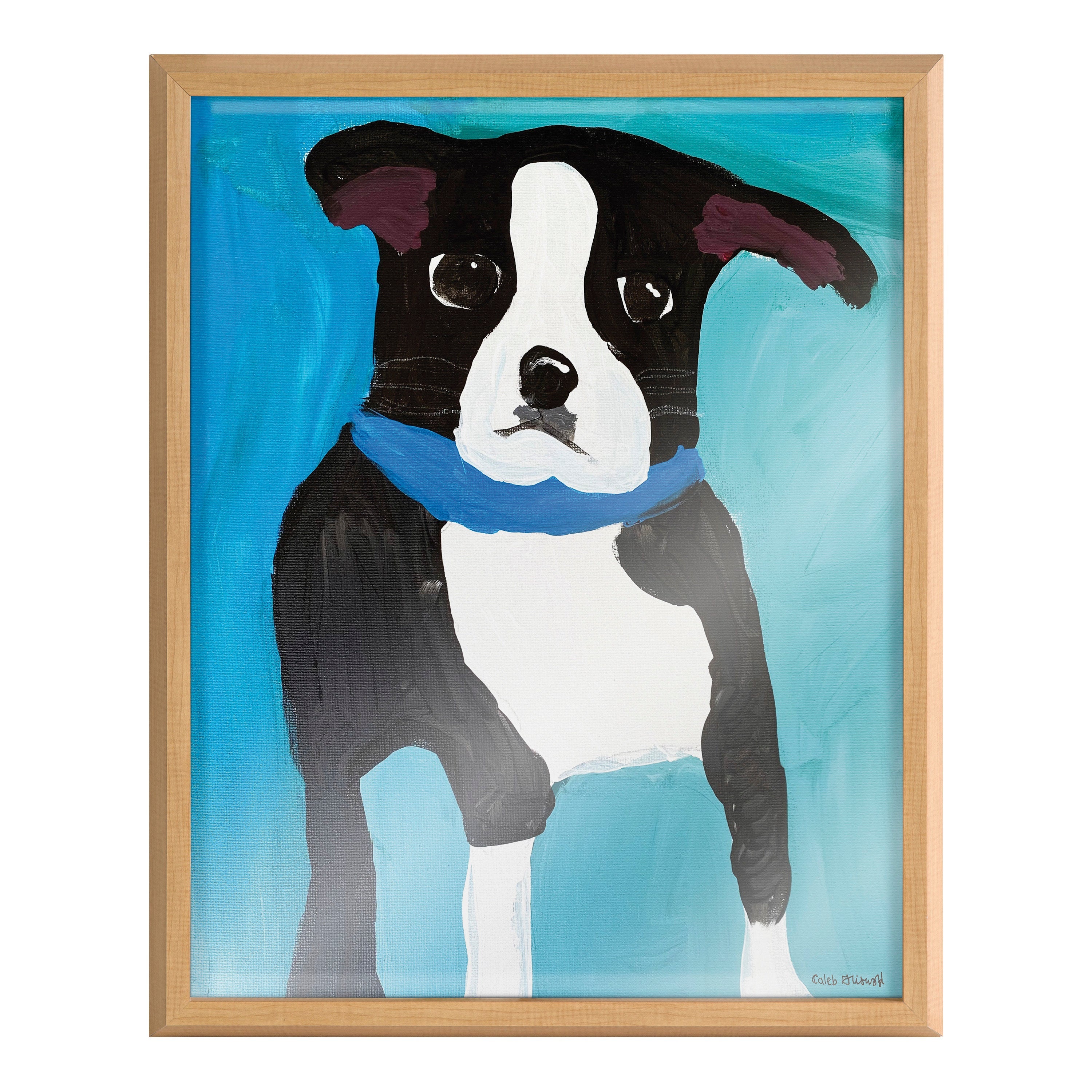 Blake Bixby Framed Printed Glass by Caleb Griswold