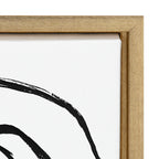 Sylvie Ring of Light 2 Framed Canvas by Nikki Chu