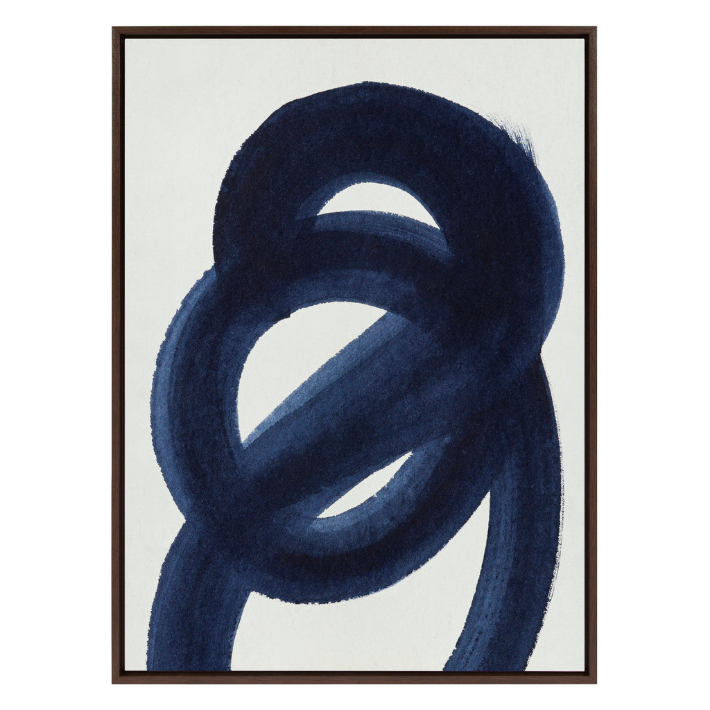 Sylvie Japandi 18 Framed Canvas by Rocket Jack