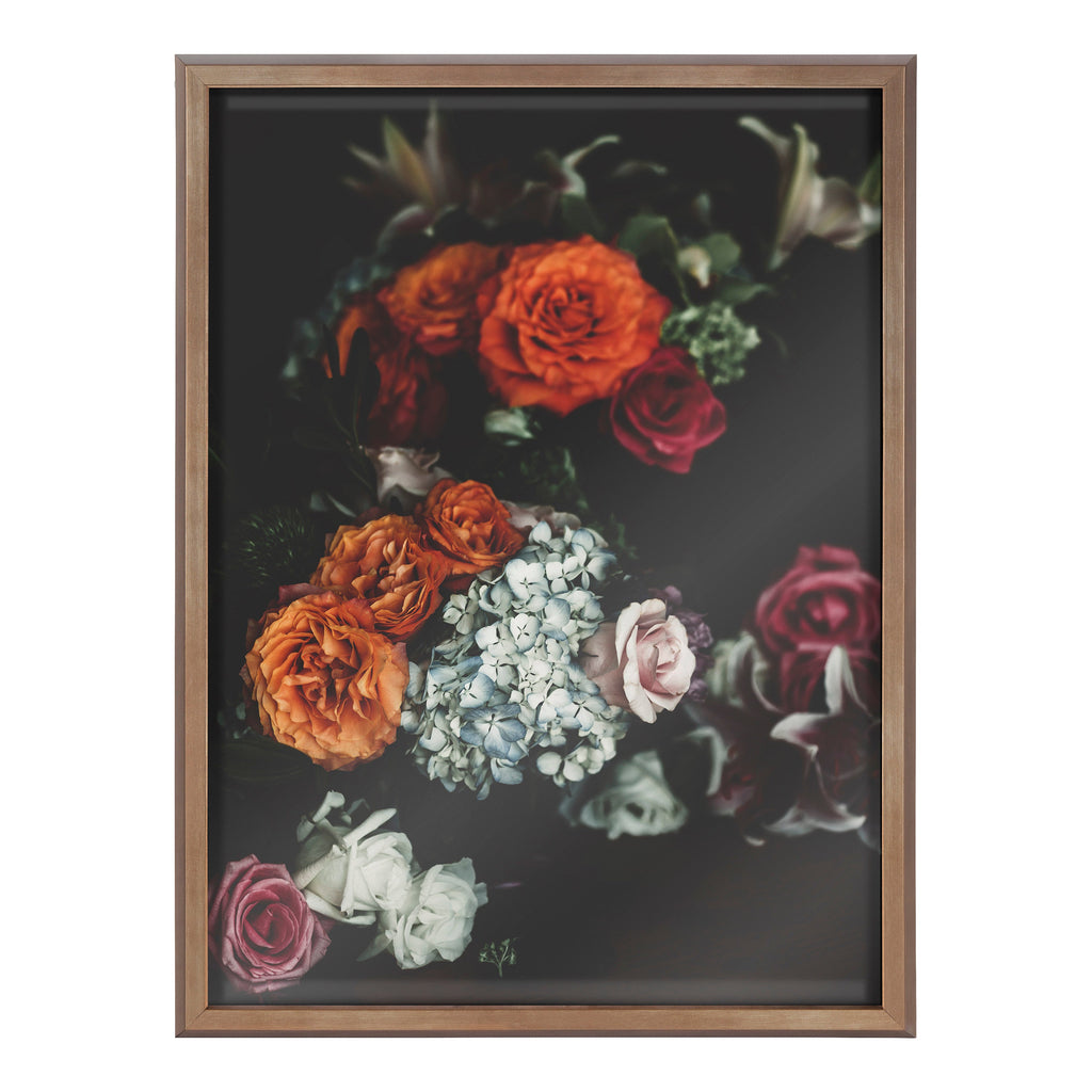 Blake Abundance Framed Printed Glass by Alicia Abla