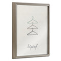 Blake Repeat Framed Printed Glass by Elizabeth Silver