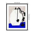 Abstract Blossoms by Little Dean Framed Wall Art Print