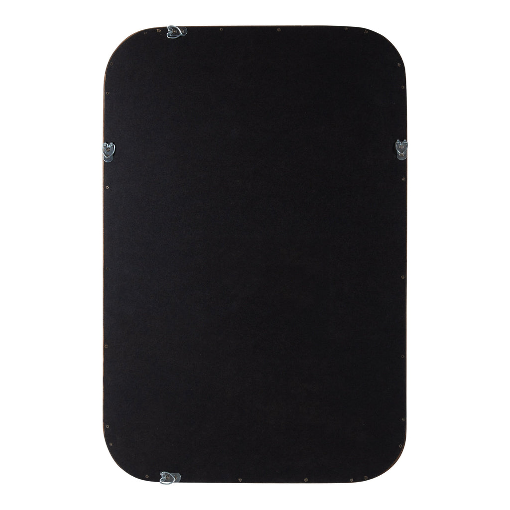 Hutton Wood Framed Radius Rectangle Mirror