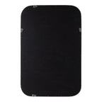 Hutton Wood Framed Radius Rectangle Mirror