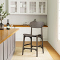 Solvang Wood Counter Stool - Natural Finish