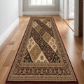 19 Runner Red And Black Moroccan Runner Rug