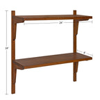 Meridien Wood Wall Shelf