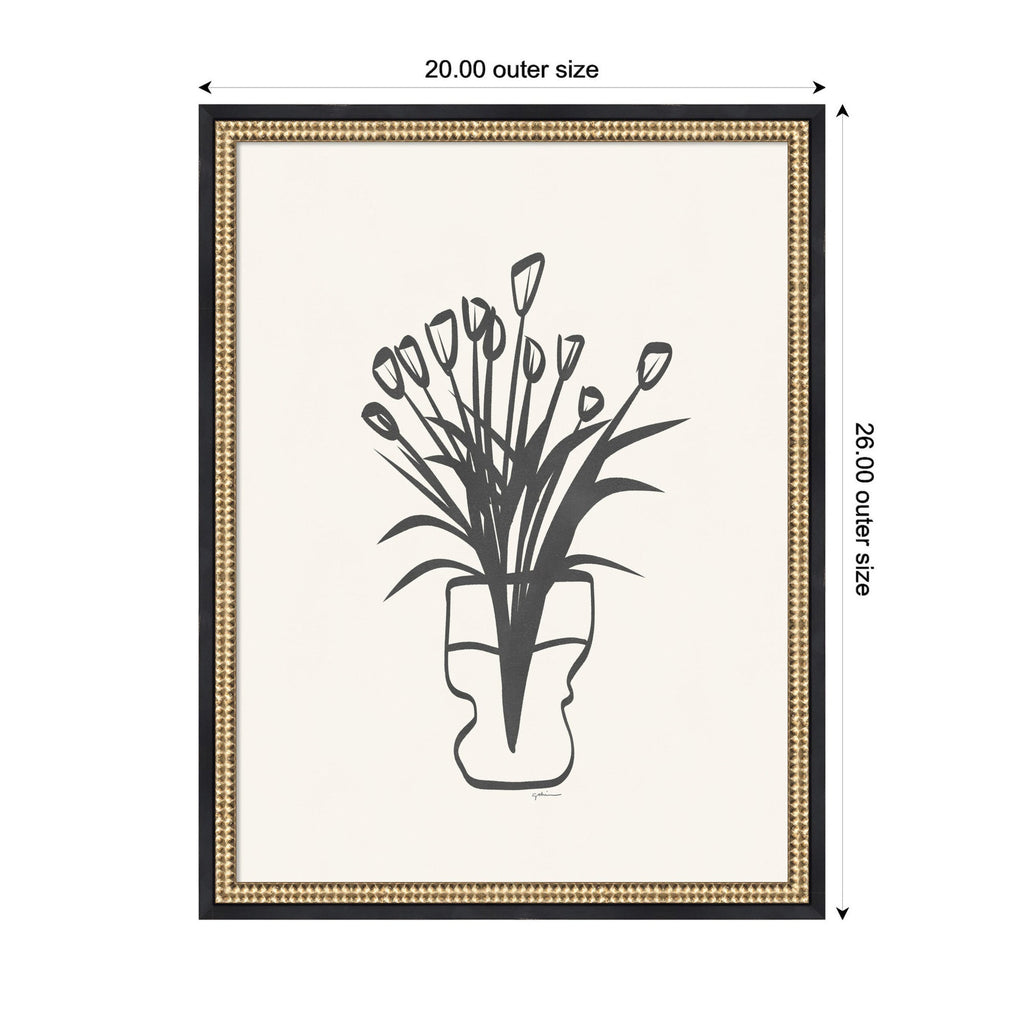 Tulips by Gabrielly Guedes Framed Wall Art Print