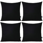 Thmyo 4-Pack 100% Cotton Comfortable Solid Decorative Throw Pillow Case Square Cushion Cover Pillowcase Sublimation Blank Pillow