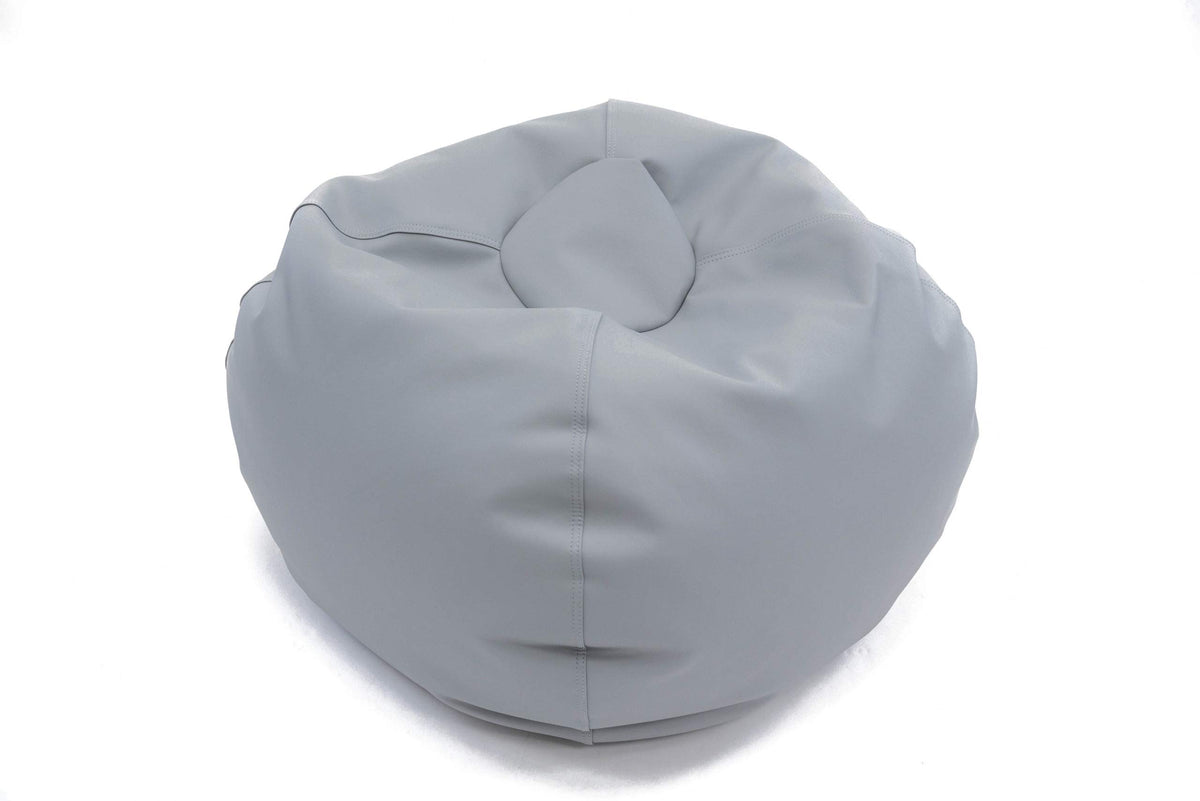 Children's Factory Go2 Bean Bag, Gray, CF610-246, 35'' Kids Reading Chair, Toddler Playroom and Preschool Beanbag, Flexible Seat