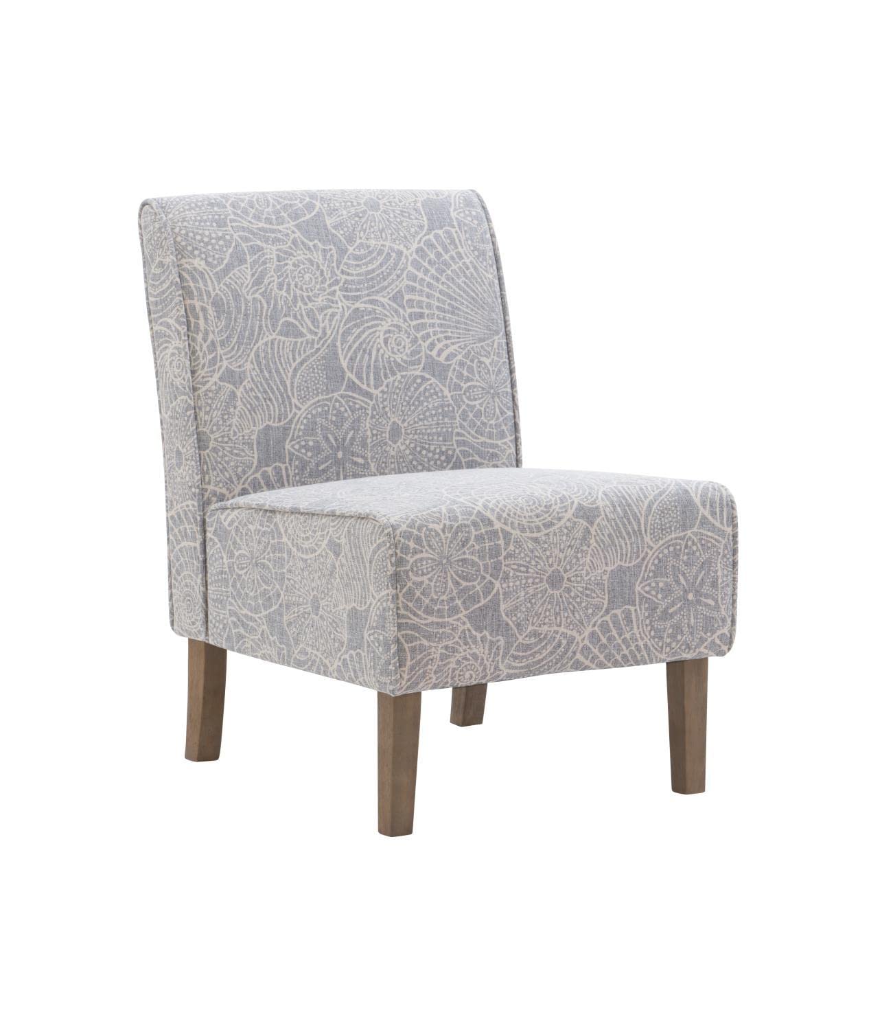 Lily Upholstered Slipper Chair, Stone
