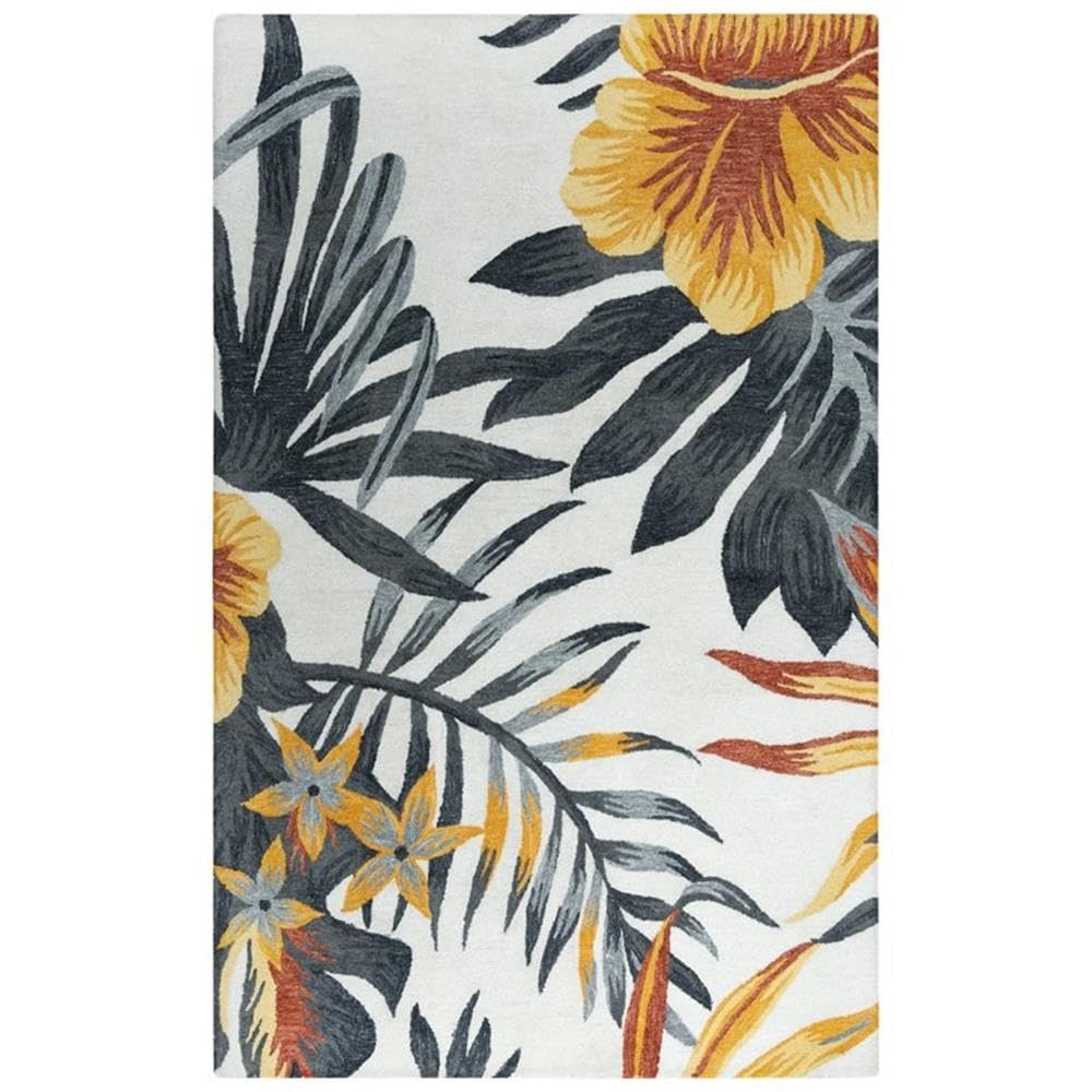 Mirage 8'9" X 11'9" Floral Blue/White/Blue/Yellow/Red/Orange/Grey Rug