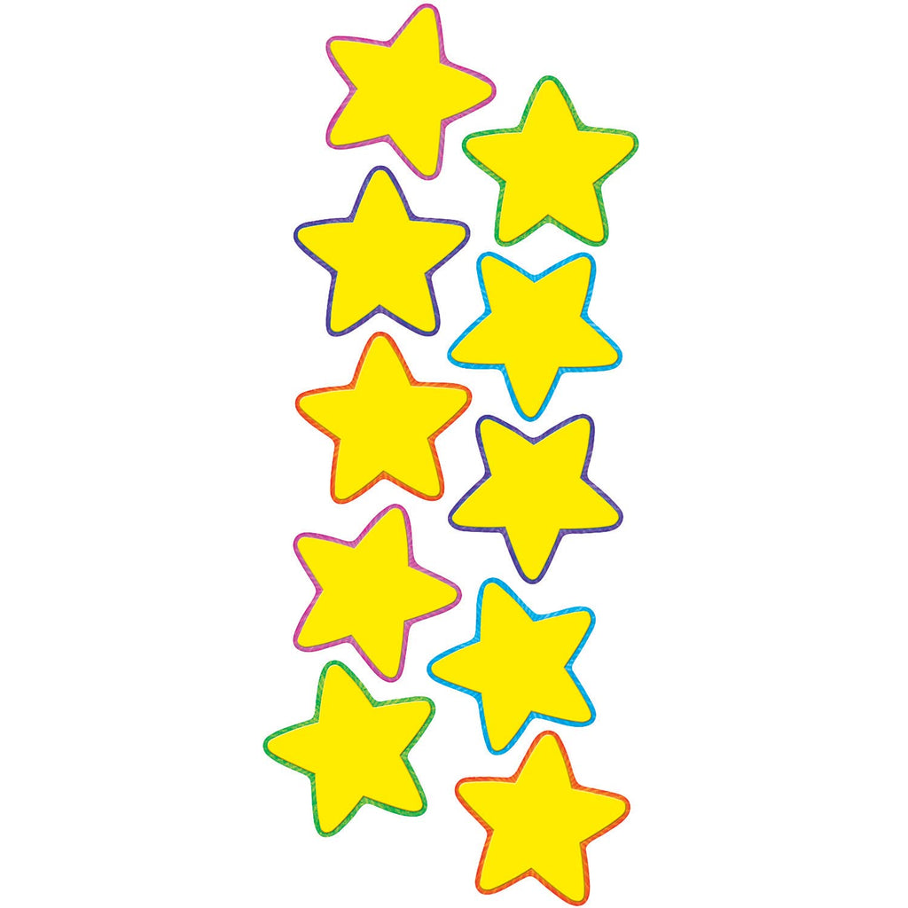 Teacher Created Resources Yellow Stars Accents (Tcr4591)