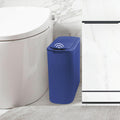 Automatic Motion Sensor Bathroom Trash Can with Lid, 2.6 Gallon Touchless Trash Bin, Smart Garbage Can Plastic Slim Wastebasket 