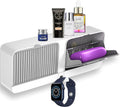 Anmok Wall Mounted Soap Box with Double Compartments & Drain Tray (Pack of1)