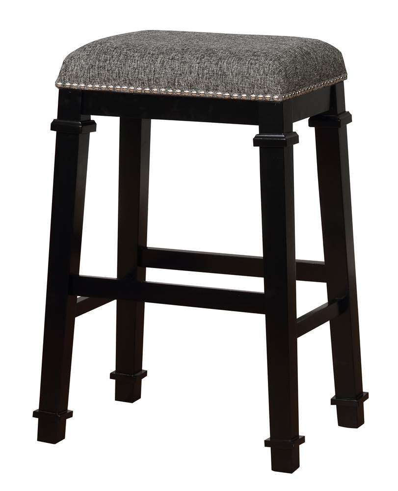 Linon Kennedy Tweed Backless Bar Stool - Color:Color Color