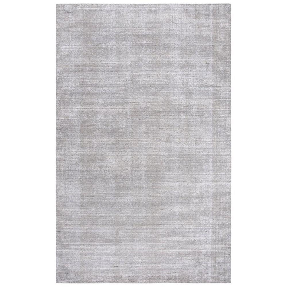 Rizzy Home Alora Decor Demure 5' X 8' Solid Gray/Gray Hand-Loomed Area Rug