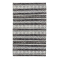 Kosas Home Tonopah 60 x 96 Geometric Polyester Fabric Area Rug in Ivory/Gray