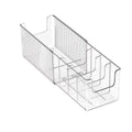 Blurism Clear Acrylic Belt Organizer For Closet Stackable Belt Storage Box With Dividers, Transparent Drawer Organizer For Men 