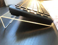 Winkine Computer Keyboard Stand, Clear Acrylic Pc Keyboard Holder Stand Tilted Computer Keyboard Stand, Keyboard Riser For Ergon