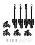 Ivysun Sun Shade Replacement Parts Shade Tie Downs And End Cap With Ring Kit,Reinforced End Cap,Weather Resistance,Compatible Wi