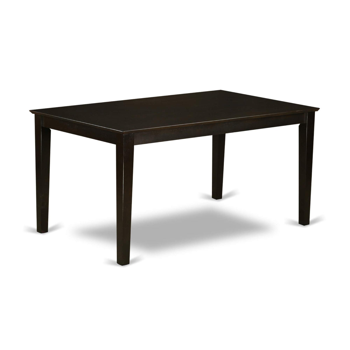 East West Furniture CAPF7-CAP-W 7 Piece Set Consist of a Rectangle Wooden Table and 6 Dining Room Chairs, 36x60 Inch