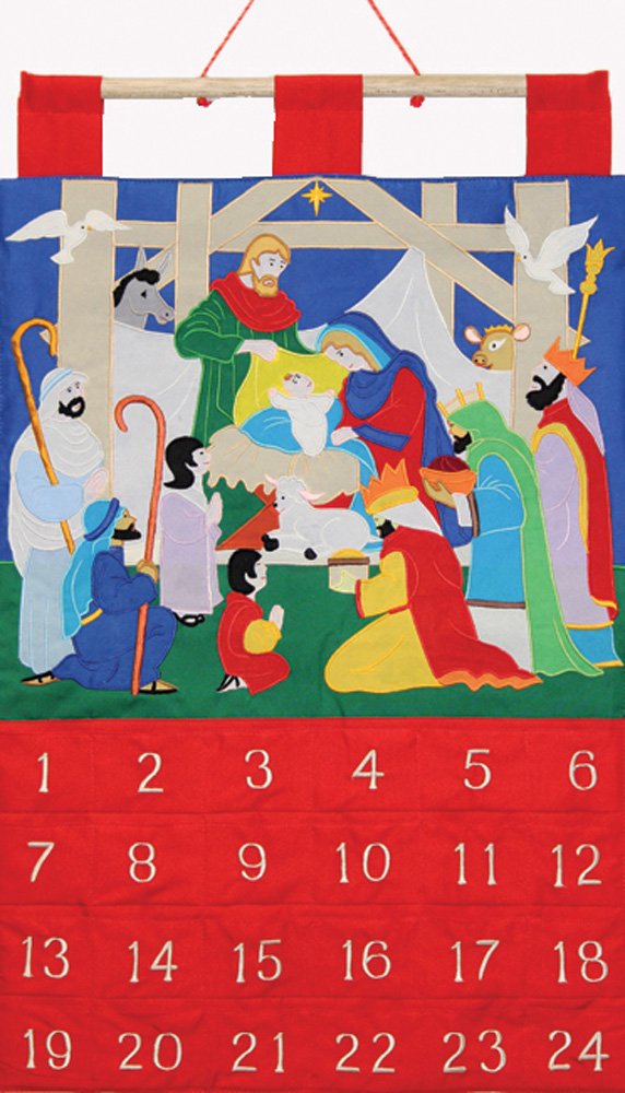 Alleluia Fabric Advent Calendar (Countdown to Christmas)