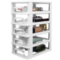 GALPADA Clear Drawer Storage Cabinet 5 Drawer Storage Organizer