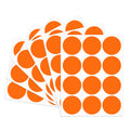 Starliboo Dot Stickers, 2 Inch Colored Dot Stickers, Writable And Removable (Orange Clown Fish) - 540 Pcs