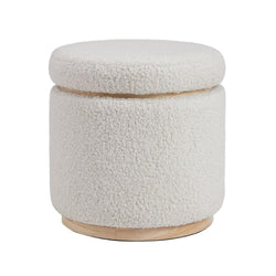 Blanche Storage Ottoman Natural