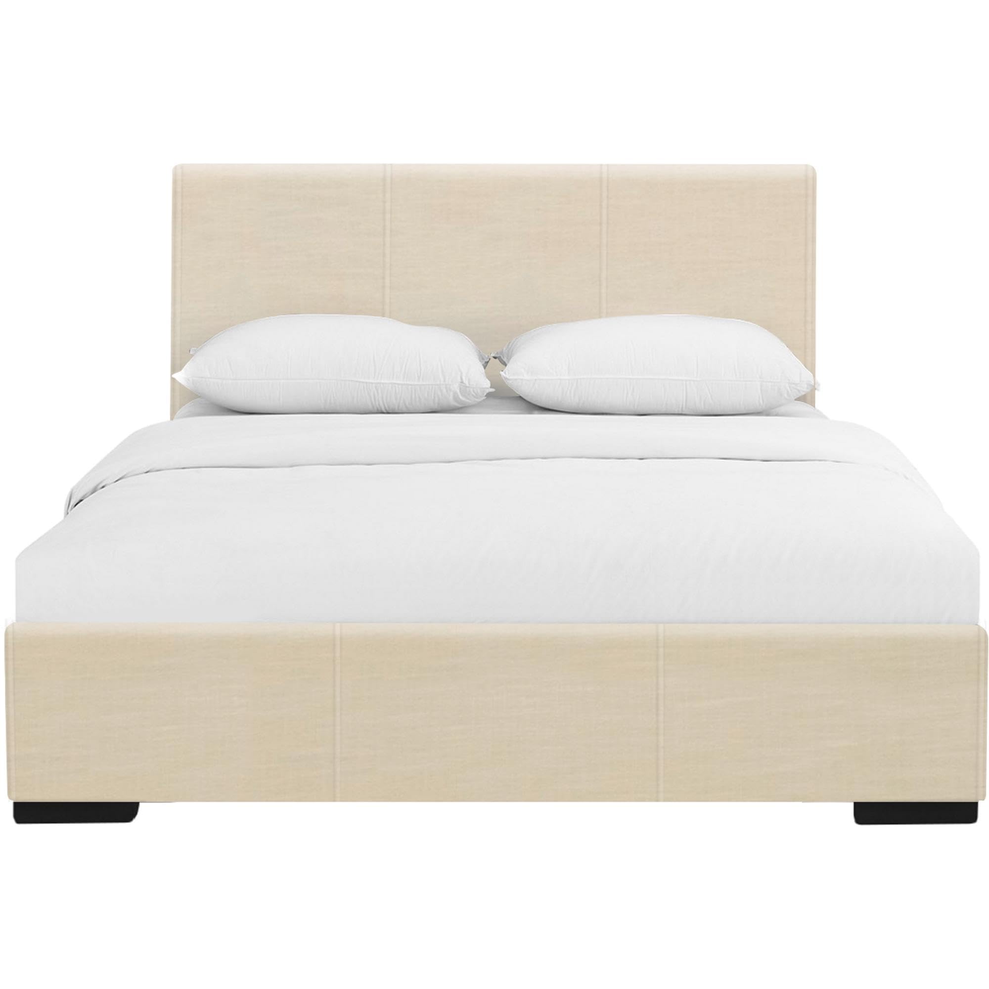 Hindes Upholstered Platform Bed, Pink, Twin/ Pink