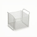 Clovrix Stainless Steel Kitchen Basket With Handles Organizing Wire Storage Basket Stackable Ventilated For Pantry, 24.720.519