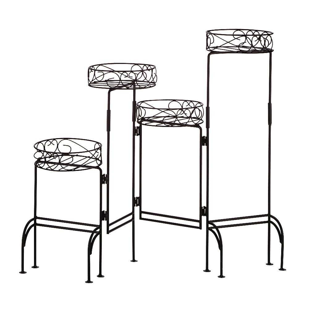 VERDUGO GIFT 31339 4-Tier Plant Stand Screen, Multicolor