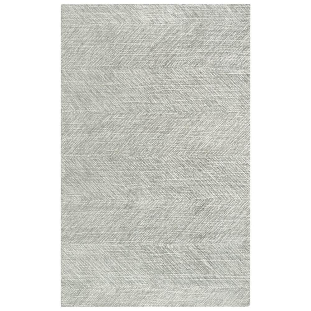 Rizzy Home Alora Decor Trace 8'6" X 11'6" Geometric Gray/Ivory Power-Loomed Area Rug