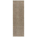 Overstock Alora Decor London 2'6" X 10' Solid Brown/Gray/Rust/Blue Hand-Tufted Area Rug
