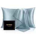 Infiixso Mulberry Silk Pillowcase For Hair And Skin, Silk Pillow Cases Queen Size With Hidden Zipper 20''X30'', Extraordinary Sm