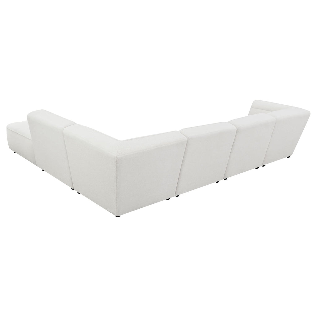 Coaster Sunny 6-Piece Sectional, Natural